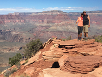 Samya & Steve at the Grand Canyon